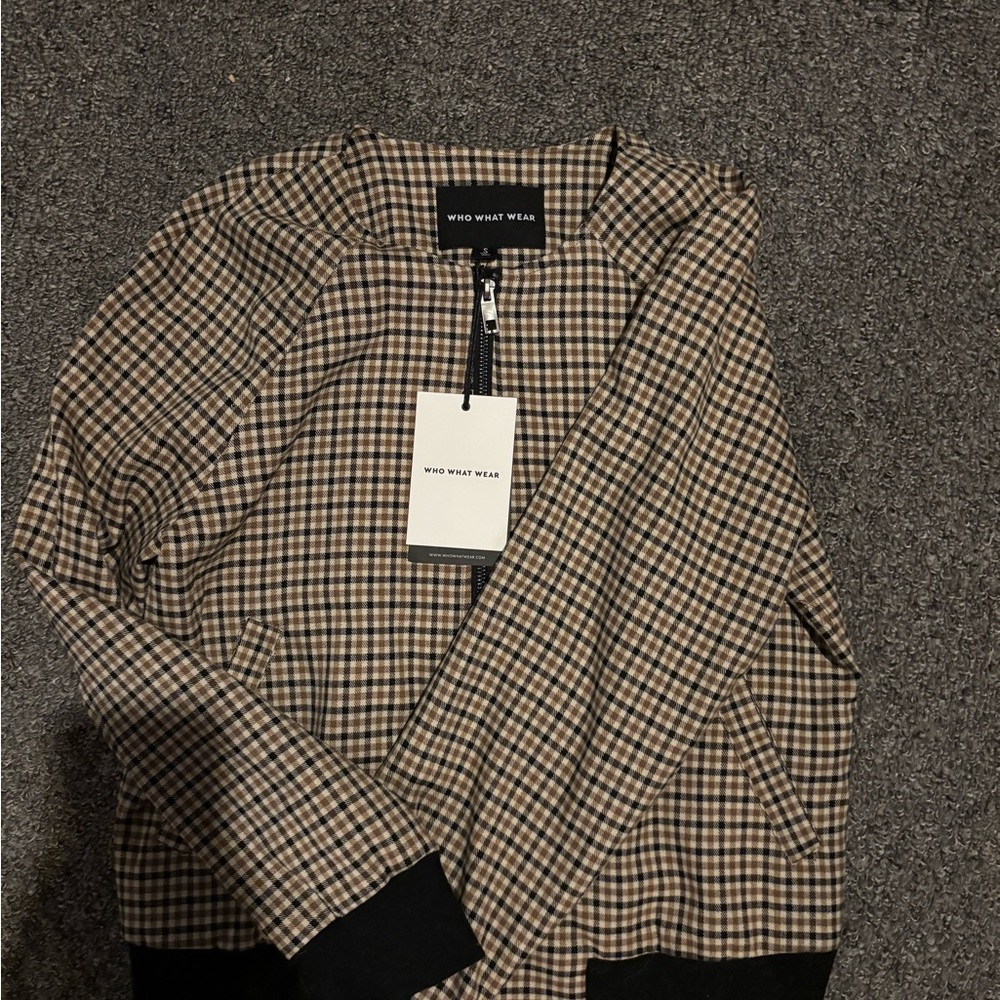 Who What Wear Plaid Jacket
